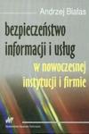 Bezpieczeństwo informacji i usług w nowoczesnej instytucji i firmie w sklepie internetowym Booknet.net.pl