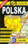 Polska mapa samochodowo administracyjna 1:2 000 000 w sklepie internetowym Booknet.net.pl