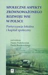 Społeczne aspekty zrównoważonego rozwoju wsi w Polsce w sklepie internetowym Booknet.net.pl