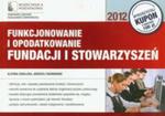 Fukcjonowanie i opodatkowanie Fundacji i Stowarzyszeń w sklepie internetowym Booknet.net.pl