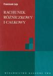 Rachunek różniczkowy i całkowy ze wstępem do równań różniczkowych w sklepie internetowym Booknet.net.pl