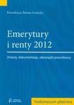 Emerytury i renty 2012 w sklepie internetowym Booknet.net.pl