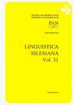 Linguistica Silesiana vol 31 w sklepie internetowym Booknet.net.pl