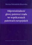 Odpowiedzialność głowy państwa i rządu we współczesnych państwach europejskich w sklepie internetowym Booknet.net.pl