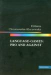 Language games Pro and against w sklepie internetowym Booknet.net.pl