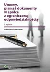 Umowy pisma i dokumenty w spółce z ograniczoną odpowiedzialnością w sklepie internetowym Booknet.net.pl