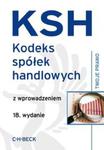 Kodeks spółek handlowych w sklepie internetowym Booknet.net.pl