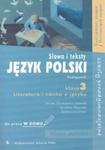 Język polski 3 Słowa i teksty Literatura i nauka o języku Podręcznik do pracy w domu w sklepie internetowym Booknet.net.pl