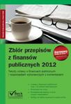 Zbiór przepisów z finansów publicznych 2012 w sklepie internetowym Booknet.net.pl