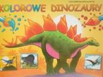 Kolorowe dinozaury. Kolorowanka z naklejkami w sklepie internetowym Booknet.net.pl