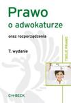 Prawo o adwokaturze w sklepie internetowym Booknet.net.pl