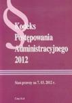 Kodeks postępowania administracyjnego 2012 w sklepie internetowym Booknet.net.pl