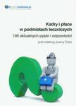 Kadry i płace w podmiotach leczniczych w sklepie internetowym Booknet.net.pl