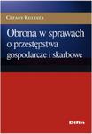 Obrona w sprawach o przestępstwa gospodarcze i skarbowe w sklepie internetowym Booknet.net.pl