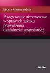 Postępowanie nieprocesowe w sprawach zakazu prowadzenia działalności gospodarczej w sklepie internetowym Booknet.net.pl