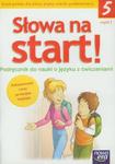 Język polski Słowa na start 5 Podręcznik do nauki o języku z ćwiczeniami Część 1 w sklepie internetowym Booknet.net.pl