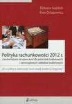 Polityka rachunkowości 2012 w sklepie internetowym Booknet.net.pl