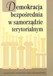 Demokracja bezpośrednia w samorządzie terytorialnym w sklepie internetowym Booknet.net.pl