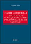 Statut Spółdzielni i jego kontrola w postępowaniu o wpis do krajowego rejestru sadowego w sklepie internetowym Booknet.net.pl