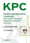 Kodeks postępowania cywilnego oraz ustawa o kosztach sądowych w sprawach cywilnych w sklepie internetowym Booknet.net.pl