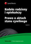 Kodeks rodzinny i opiekuńczy Prawo o aktach stanu cywilnego w sklepie internetowym Booknet.net.pl