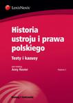 Historia ustroju i prawa polskiego Testy i kazusy w sklepie internetowym Booknet.net.pl