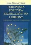 Europejska polityka bezpieczeństwa i obrony w sklepie internetowym Booknet.net.pl