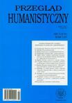 Przegląd humanistyczny 3/2009 w sklepie internetowym Booknet.net.pl