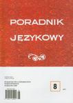 Poradnik językowy 8/2009 w sklepie internetowym Booknet.net.pl