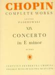 Chopin Complete Works XIX Concerto in E minor w sklepie internetowym Booknet.net.pl