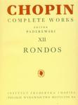 Chopin Complete Works XII Rondos w sklepie internetowym Booknet.net.pl