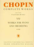 Chopin Complete Works XXI Utwory na fortepian i orkiestrę w sklepie internetowym Booknet.net.pl