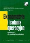 Ekonometria i badania operacyjne w sklepie internetowym Booknet.net.pl