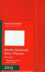 Moleskine 2013 Pocket Hard Cover Red Weekly Planner+Notes w sklepie internetowym Booknet.net.pl