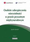 Osobiste zabezpieczenia wierzytelności w prawie prywatnym międzynarodowym w sklepie internetowym Booknet.net.pl