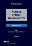 Kodeks spółek handlowych Komentarz t.1/2 w sklepie internetowym Booknet.net.pl