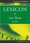 Lexicon of Law Terms w sklepie internetowym Booknet.net.pl