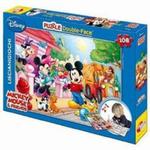 Puzzle dwustronne Mickey Mouse + mazaki w sklepie internetowym Booknet.net.pl