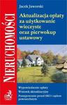 Aktualizacja opłaty za użytkowanie wieczyste oraz pierwokup ustawowy w sklepie internetowym Booknet.net.pl