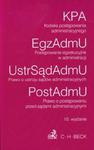 Kodeks postępowania administracyjnego Postępowanie egzekucyjne w administracji Prawo o ustroju sądów administracyjnych Prawo o postępowaniu przed sądami administracyjnymi w sklepie internetowym Booknet.net.pl