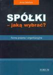 Spółki jaką wybrać? Forma prawna i organizacyjna w sklepie internetowym Booknet.net.pl