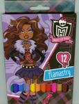 Flamastry Monster High 12 kolorów w sklepie internetowym Booknet.net.pl