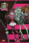 Zeszyt Monster High w trzy linie 16 stron A5 w sklepie internetowym Booknet.net.pl