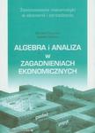 Algebra i analiza w zagadnieniach ekonomicznych w sklepie internetowym Booknet.net.pl