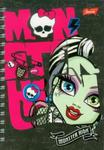 Notes spiralny Monster High A6 wzory w sklepie internetowym Booknet.net.pl