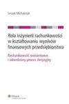 Rola inżynierii rachunkowości w kształtowaniu wyników finansowych przedsiębiorstwa w sklepie internetowym Booknet.net.pl