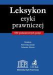 Leksykon etyki prawniczej w sklepie internetowym Booknet.net.pl