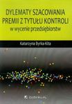 Dylematy szacowania premii z tytułu kontroli w wycenie przedsiębiorstw w sklepie internetowym Booknet.net.pl