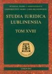 Studia Iuridica Lublinensia tom XVIII w sklepie internetowym Booknet.net.pl