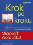 Microsoft Word 2013 Krok po kroku w sklepie internetowym Booknet.net.pl